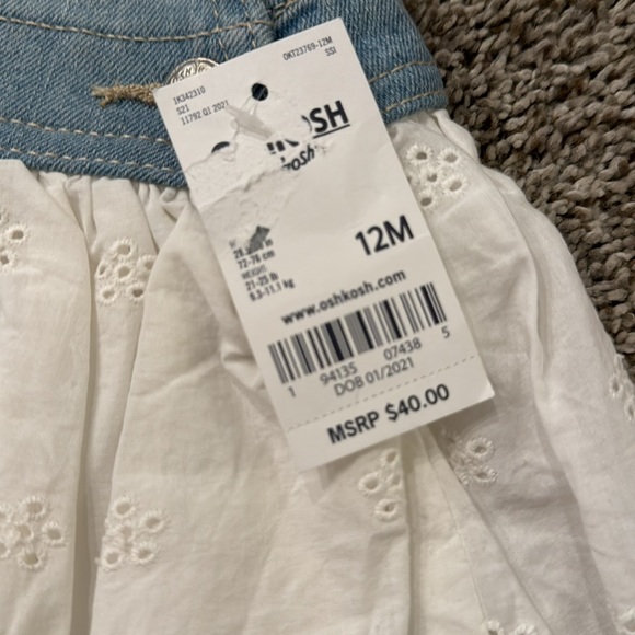 NWT OshKosh Overall Dress - Picture 3 of 3